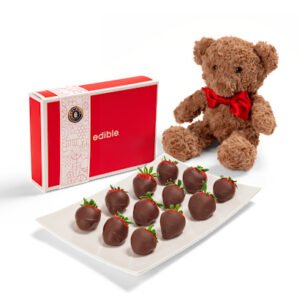 Best Chocolate Covered Strawberries & Bobbi the Bear Bundle