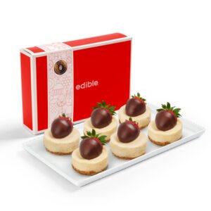 Chocolate-Covered Strawberry Cheesecake Box